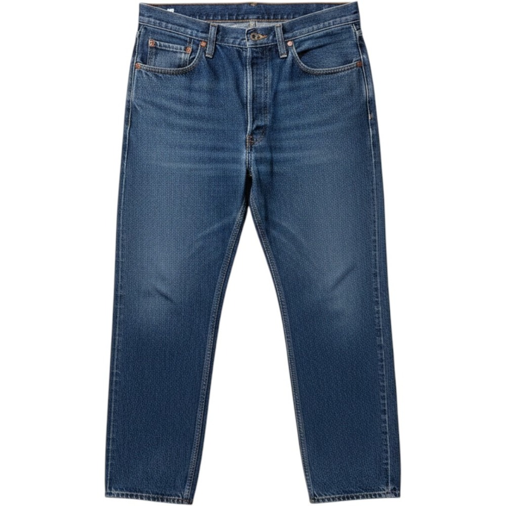 Wrangler Regular Fit Jeans Mens 38x32 Blue Denim Straight Leg Workwear 96501MR